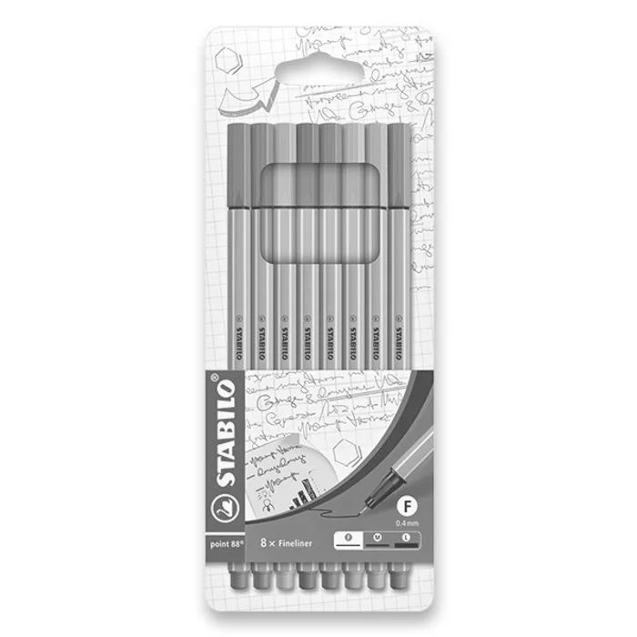 Hlavný obrázok produktu Liner Stabilo Point 88 sada 8 barev