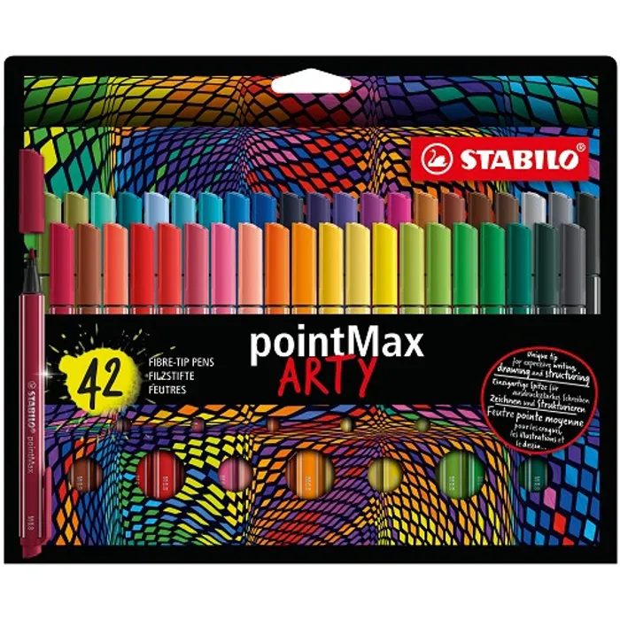 Hlavný obrázok produktu Liner STABILO pointMax - ARTY - 42 ks sada