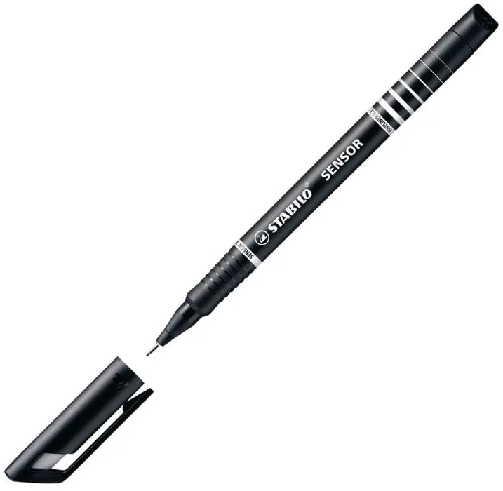 Hlavný obrázok produktu Liner STABILO SENSOR - fine - černá [1 ks]