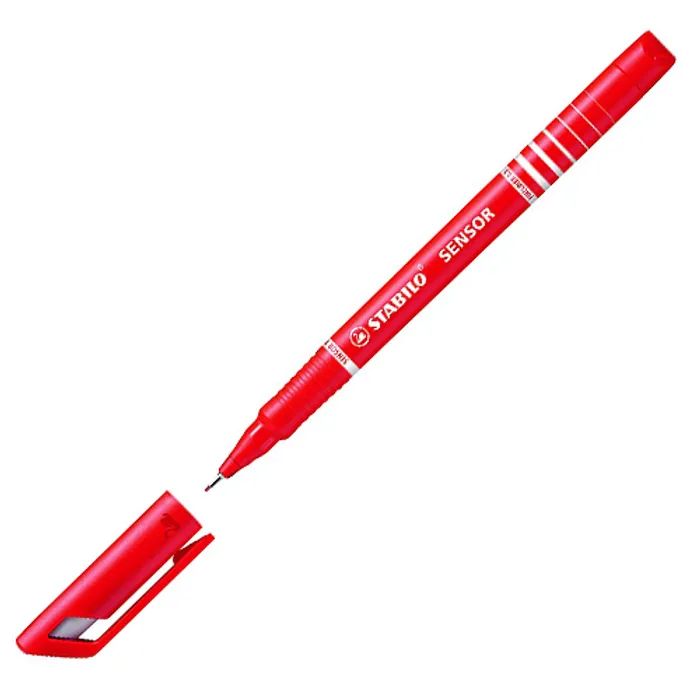 Hlavný obrázok produktu Liner STABILO SENSOR - fine - červená [1 ks]