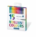 Liner "Triplus 334", sada - 15ks, rôzne farby, 0,3 mm, STAEDTLER