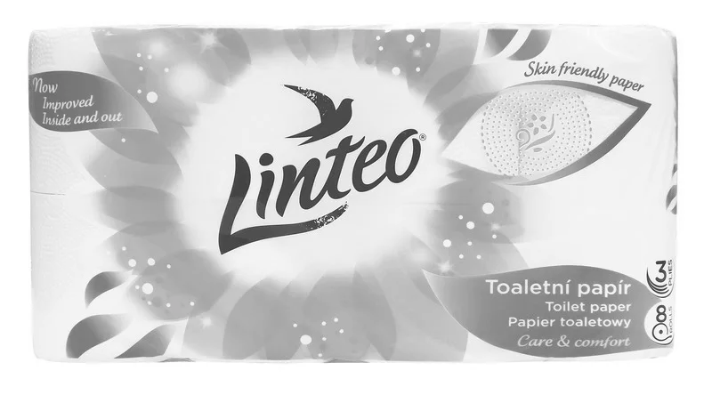 Hlavný obrázok produktu Linteo Care & Comfort toaletní papír 3 vrstvý 15 m 8 kusů