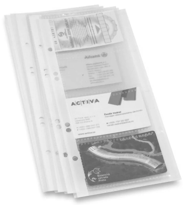 Hlavný obrázok produktu List do 4kroužkového vizitkáře, 10 ks na 8 vizitek