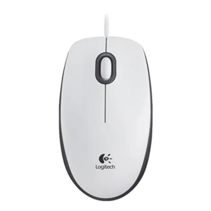 Hlavný obrázok produktu Logitech Myš B100, 800DPI, optická, 3tl., 1 kolečko, drátová USB, bílá