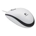 Logitech Myš B100, 800DPI, optická, 3tl., drôtová USB, biela