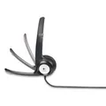Ďalší obrázok produktu Logitech Stereo H390, slúchadlá s mikrofónom, ovládanie hlasitosti, čierna, USB