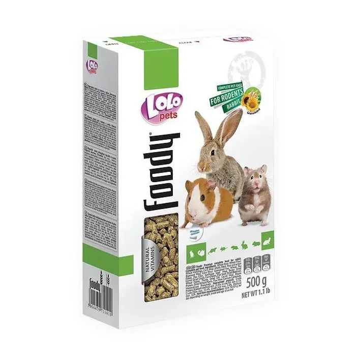 Hlavný obrázok produktu LOLO BASIC granulované krmivo pro hlodavce 500 g krabička