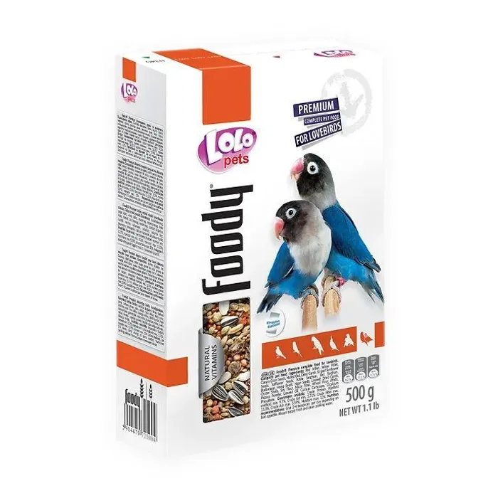 Hlavný obrázok produktu LOLO BASIC kompletní krmivo pro agapornisy 500 g krabička
