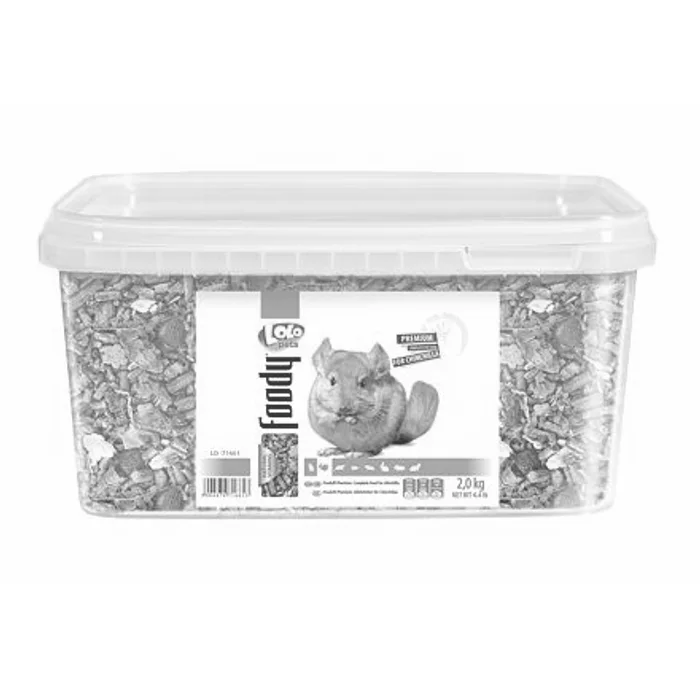 Hlavný obrázok produktu LOLO BASIC kompletní krmivo pro činčily 3 L, 2 kg kyblík