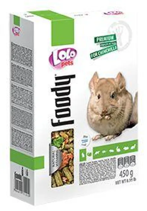 Hlavný obrázok produktu LOLO BASIC kompletní krmivo pro činčily 450 g krabička