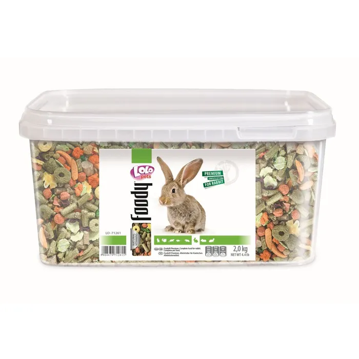 Hlavný obrázok produktu LOLO BASIC kompletní krmivo pro králíky 3 L, 2 kg kyblík