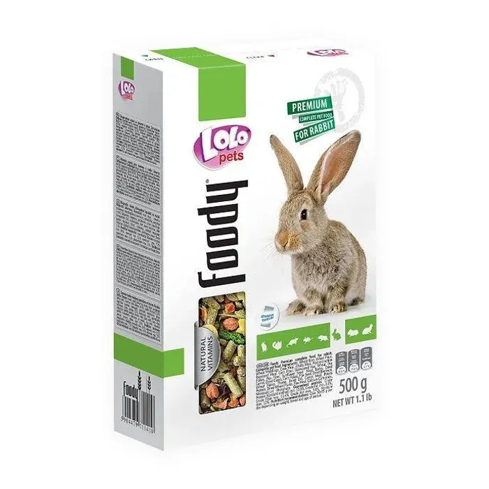 Hlavný obrázok produktu LOLO BASIC kompletní krmivo pro králíky 500 g krabička