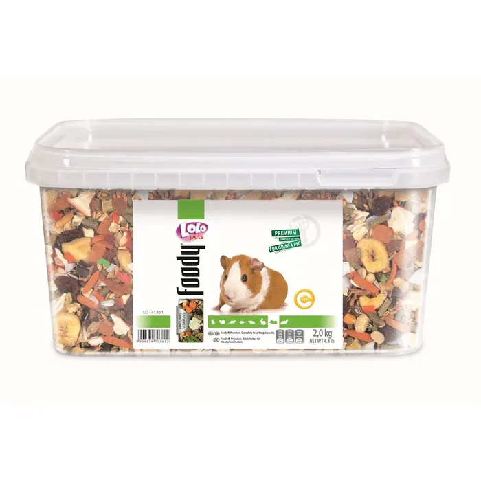 Hlavný obrázok produktu LOLO BASIC kompletní krmivo pro morčata 3 L, 2 kg kyblík