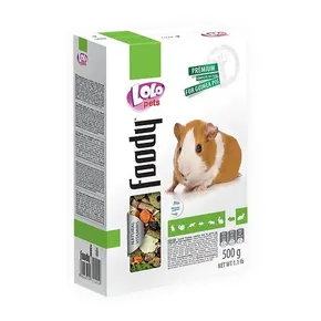 LOLO BASIC kompletné krmivo pre morčatá 500 g krabička