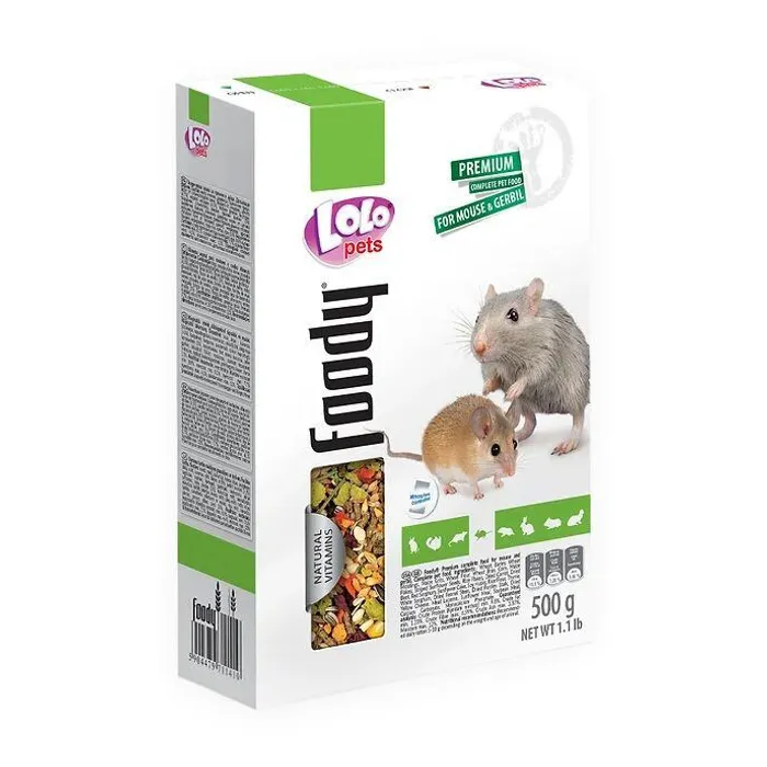 Hlavný obrázok produktu LOLO BASIC kompletní krmivo pro myši 500 g krabička