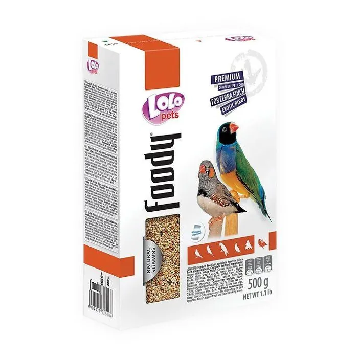 Hlavný obrázok produktu LOLO BASIC kompletní krmivo pro zebřičky 500 g krabička