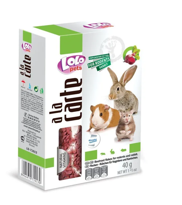Hlavný obrázok produktu LOLO Diners plátky červené řepy pro hlodavce 40 g