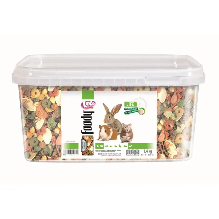 Hlavný obrázok produktu LOLO - exotik mix kompl. krmivo pro hlodavce kyblík 1,4 kg