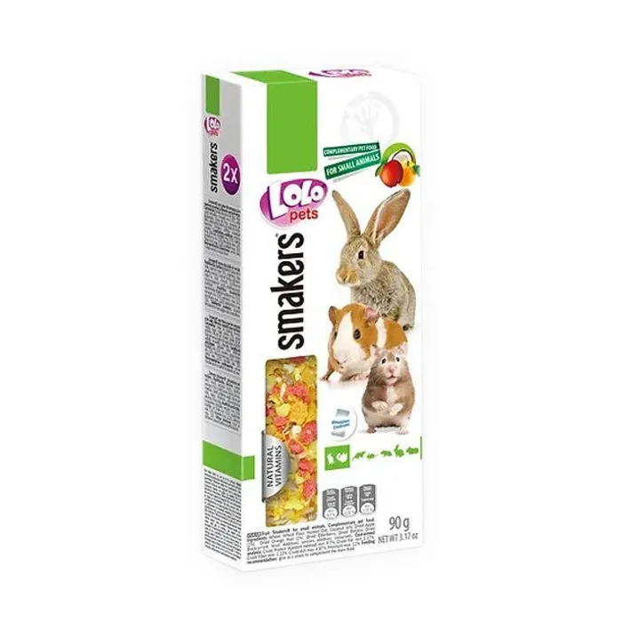 Hlavný obrázok produktu LOLO SMAKERS 2 klasy jablečné pro hlodavce 90 g