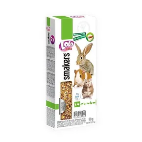 LOLO SMAKERS 2 klasy orechové pre hlodavce 90 g