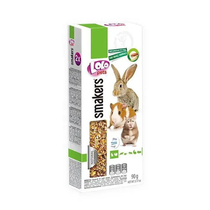 Hlavný obrázok produktu LOLO SMAKERS 2 klasy ořechové pro hlodavce 90 g
