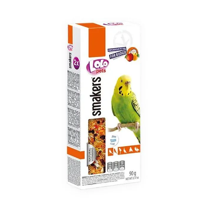 Hlavný obrázok produktu LOLO SMAKERS 2 klasy ovocné pro andulky 90 g