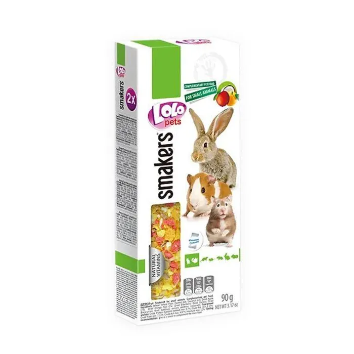 Hlavný obrázok produktu LOLO SMAKERS 2 klasy ovocné pro hlodavce 90 g