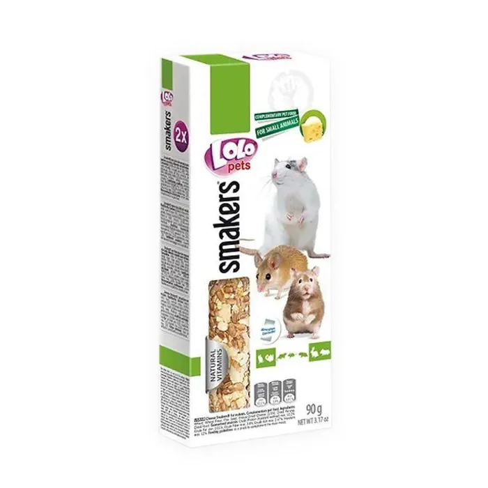 Hlavný obrázok produktu LOLO SMAKERS 2 klasy se sýrem pro hlodavce 90 g