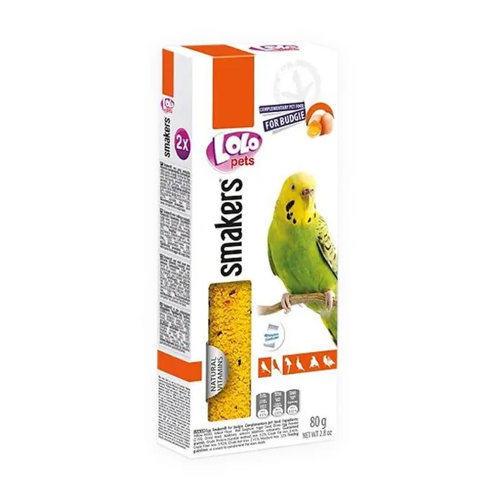 Hlavný obrázok produktu LOLO SMAKERS 2 klasy vajíčkové pro andulky 80 g