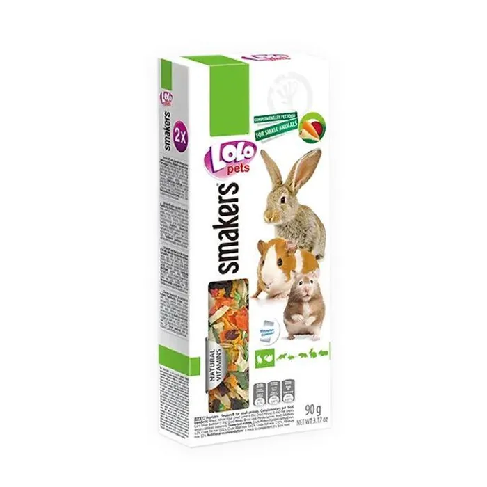 Hlavný obrázok produktu LOLO SMAKERS 2 klasy zeleninové pro hlodavce 90 g