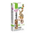 LOLO SMAKERS 3v1 klasy ovocie/zelenina/carob pre hlodavce 135 g
