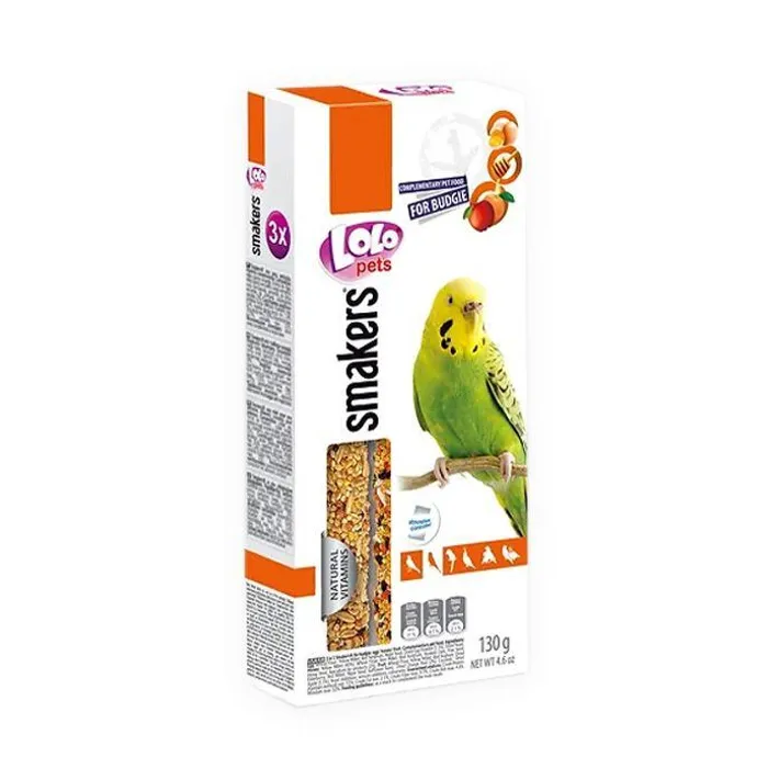 Hlavný obrázok produktu LOLO SMAKERS 3v1 MIX ovoce,med,vejce pro andulky 130 g