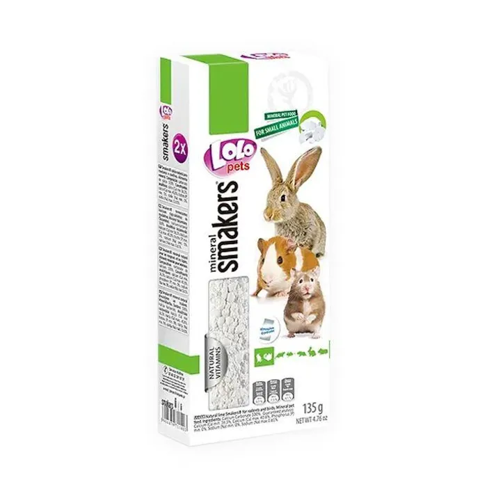 Hlavný obrázok produktu LOLO SMAKERS přírodní vápenná tyčinka pro hlodavce a králíky 135 g