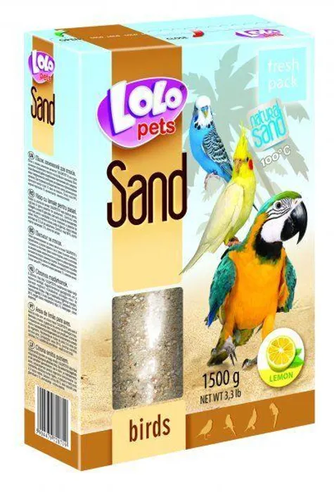 Hlavný obrázok produktu LOLOpets citrónový písek pro ptáky 1500 g