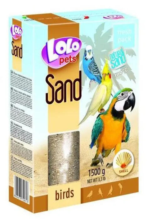 Hlavný obrázok produktu LOLOpets písek s mušlemi pro ptáky 1500 g