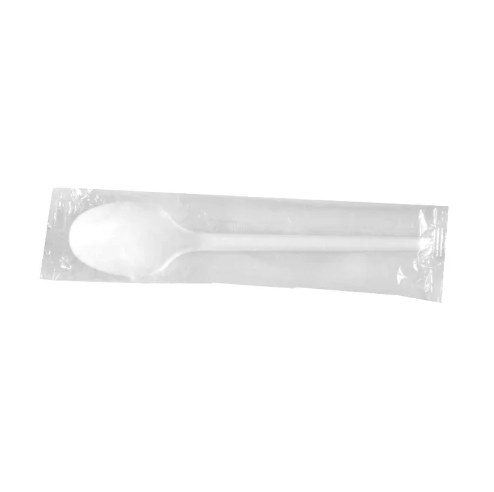 Hlavný obrázok produktu Lžíce bílá 16,5 cm hygienicky balená [100 ks]