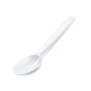 Lyžica (PP) vratná biela 18,5cm [50 ks]