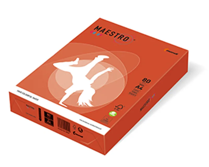 Hlavný obrázok produktu MAESTRO color INTENSIV 80g 500 listů Brick Red - ZR09