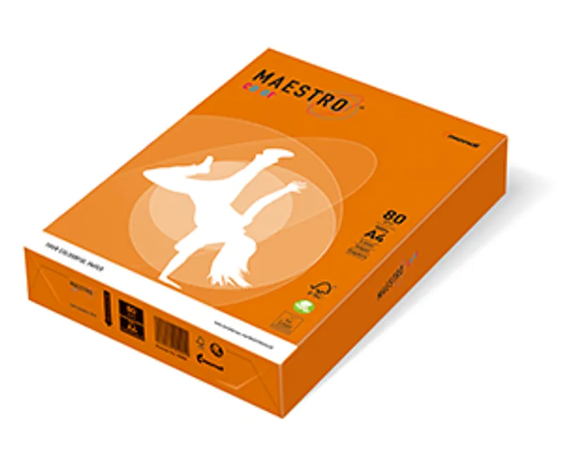 Hlavný obrázok produktu MAESTRO color INTENSIV 80g 500 listů Orange - OR43