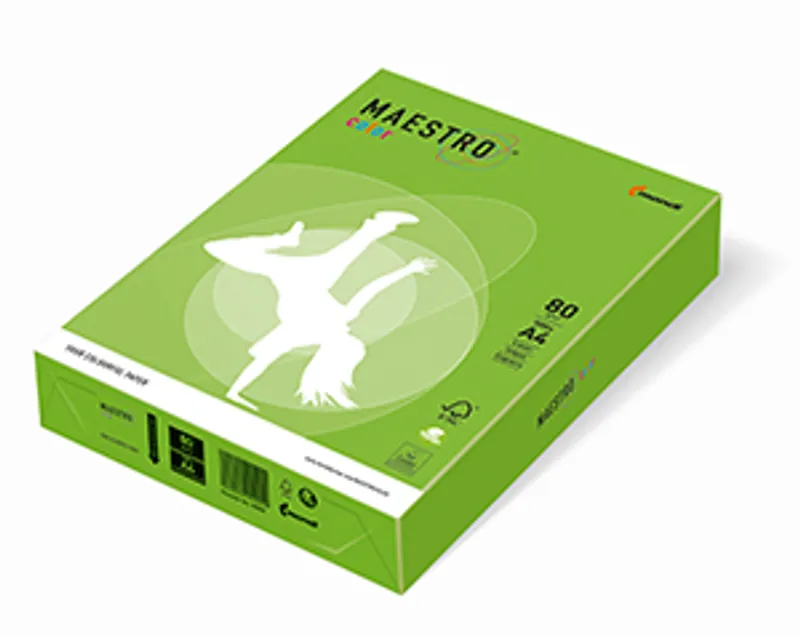 Hlavný obrázok produktu MAESTRO color INTENSIV 80g 500 listů Spring Green - MA42