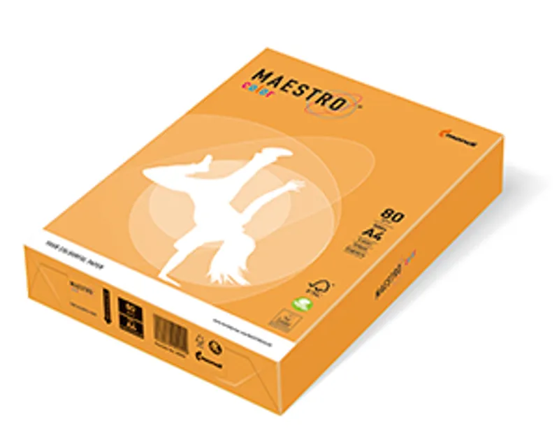 Hlavný obrázok produktu MAESTRO color NEON 80g 500 listů Neon Orange - NEOOR