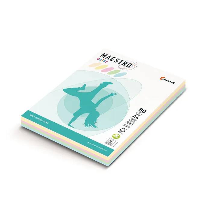 Hlavný obrázok produktu MAESTRO color PASTELL 80g 250 listů MIX barev