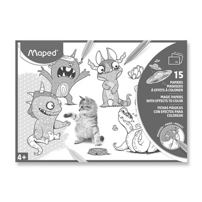 Hlavný obrázok produktu Magické omalovánky Maped A4, mix motivů