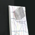 Magnetická sklenená tabuľa, 91x46 cm, SIGEL, Artverum®, čierna