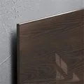 Magnetická sklenená tabuľa "Artverum®", 91x46 cm, vzor tmavého dreva, SIGEL