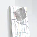 Ďalší obrázok produktu Magnetická sklenená tabuľa Artverum®, biela, 100x65cm, SIGEL