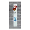 Magnetická sklenená tabuľa "Artverum®", biela, 12x78 cm, SIGEL