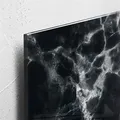 Ďalší obrázok produktu Magnetická sklenená tabuľa "Artverum®", čierny mramor, 48x48 cm, SIGEL
