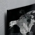 Ďalší obrázok produktu Magnetická sklenená tabuľa Artverum®, mapa sveta, 91x46cm, SIGEL