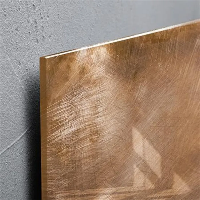 Hlavný obrázok produktu Magnetická skleněná tabule "Artverum®", použitý bronz, 91x46cm, SIGEL